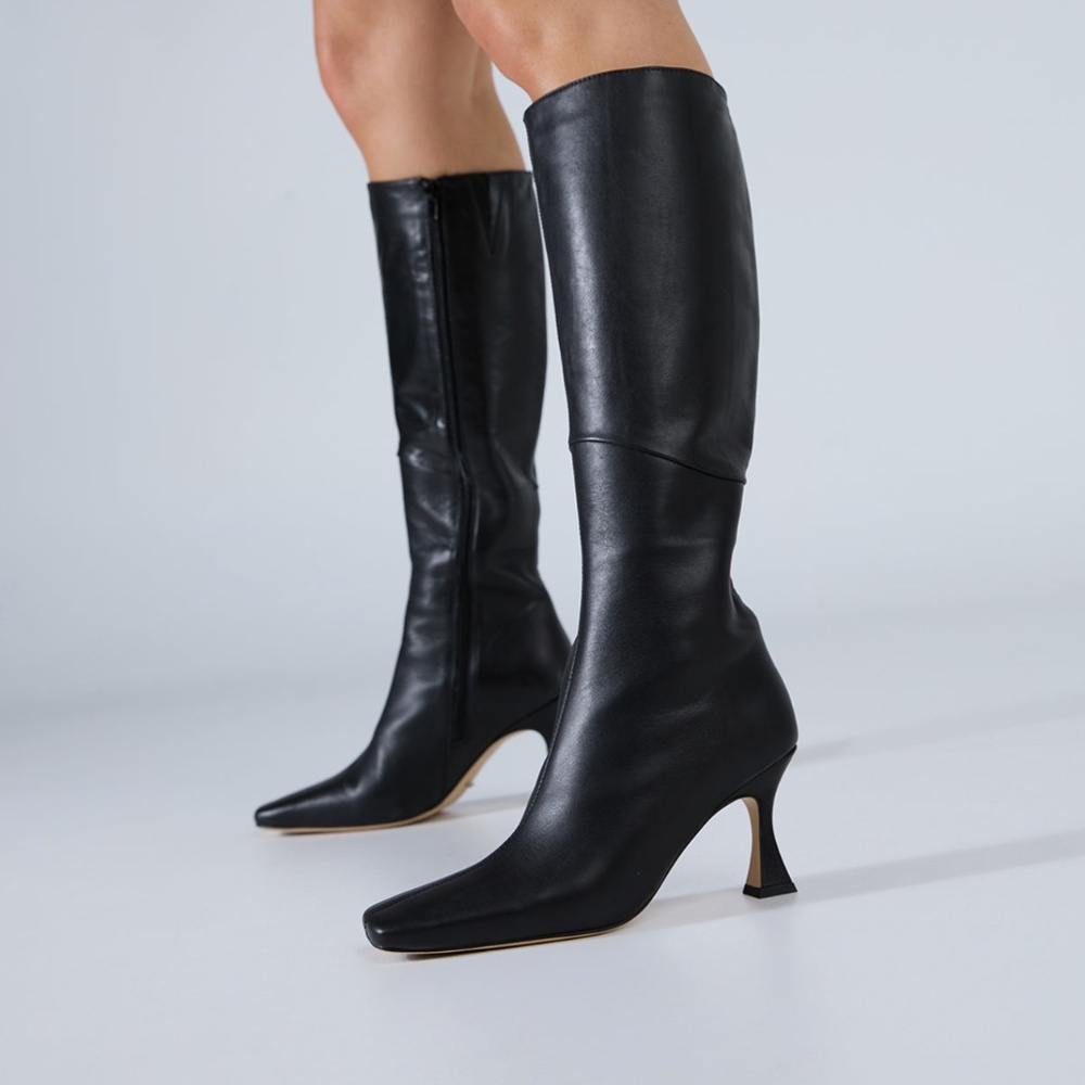 Tony Bianco Fantasy Boots Black Venice Size 7.5